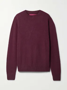 Burgundy cashmere sweater