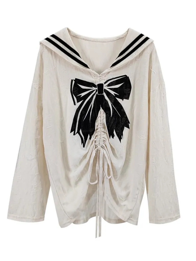 Dark Tops Sailor Ribbon