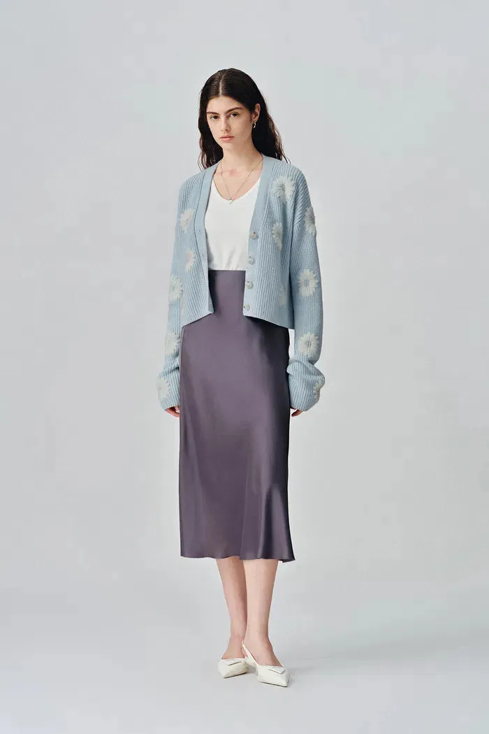 Dasiy Chunky Extended Cardigan in Cotton Cashmere Knit