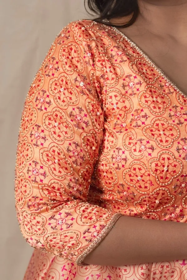 DESIGNER PRINTED PEPLUM OUTFIT