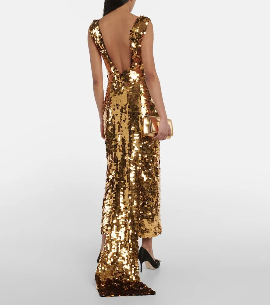 Emilia Wickstead Jacira sequined gown