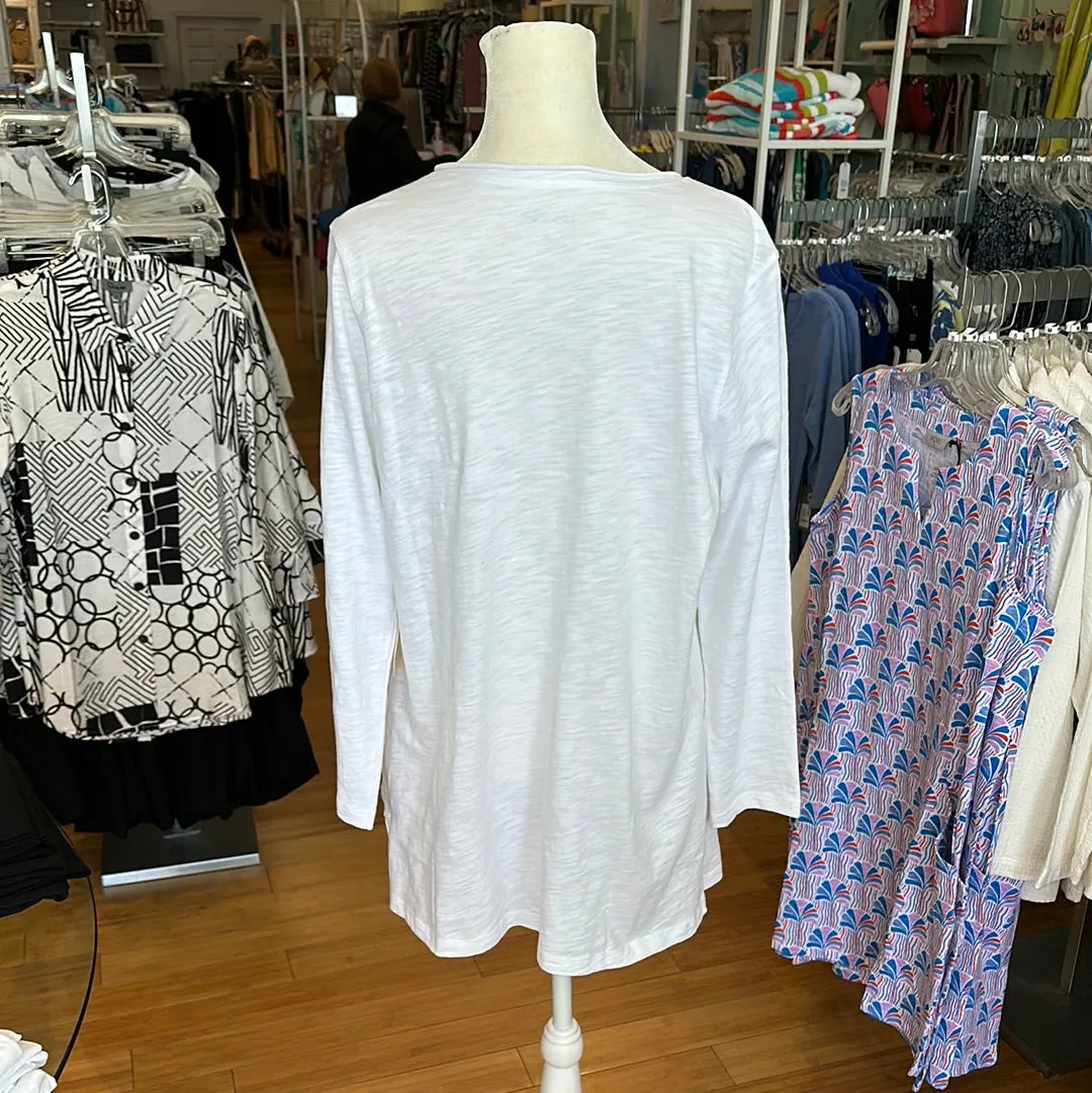 Escape Cotton Slub Open Front Cardigan