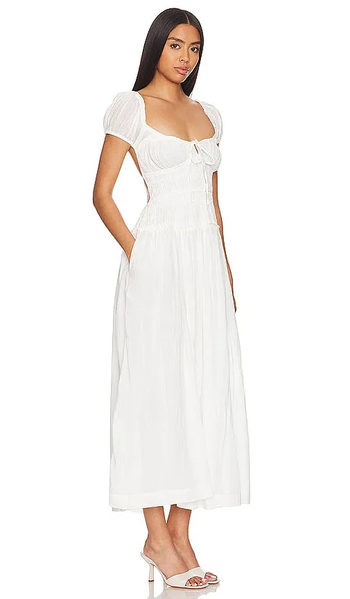 Free People Feeling Bonita Midi Dress in Ivory