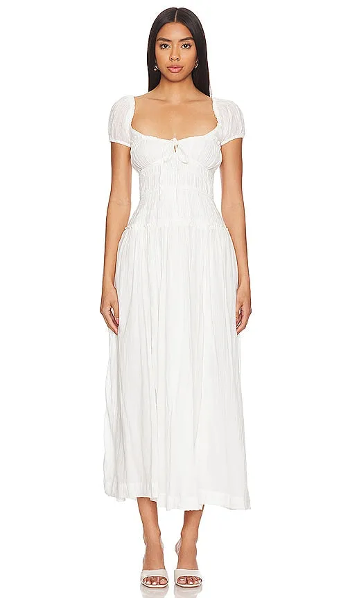 Free People Feeling Bonita Midi Dress in Ivory