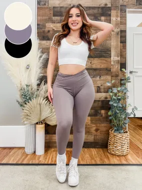 Hayden Crossover Waist Slimming Leggings