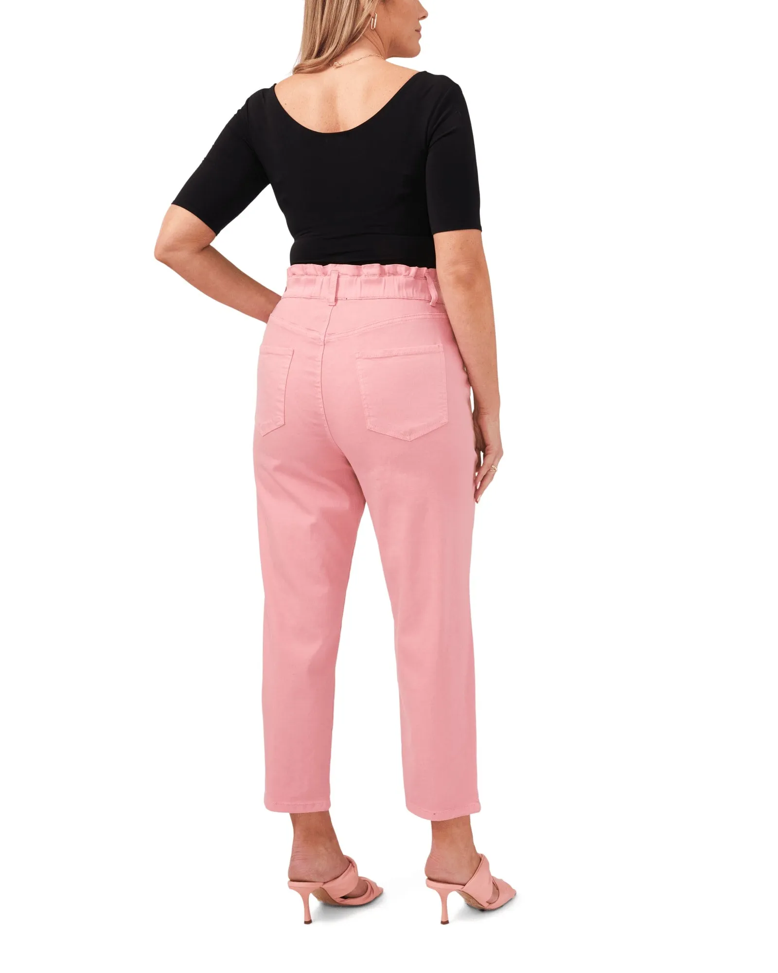 Hazel Paperbag Pant | BLUSH