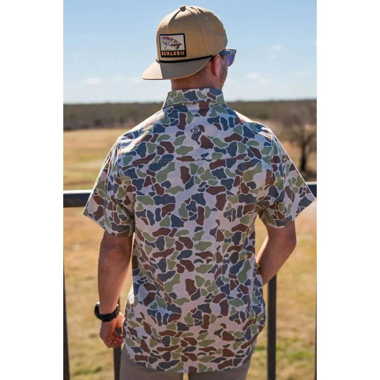 Men's Burlebo Cotton Twill Button Up CTS-DC